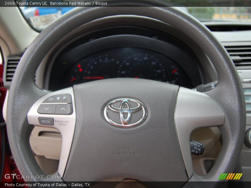 Barcelona Red Metallic / Bisque 2009 Toyota Camry LE