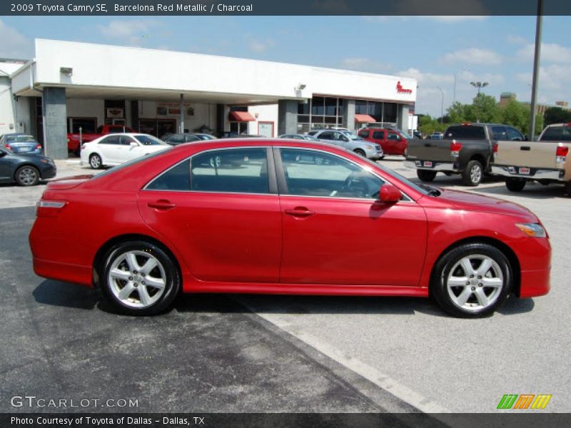 Barcelona Red Metallic / Charcoal 2009 Toyota Camry SE
