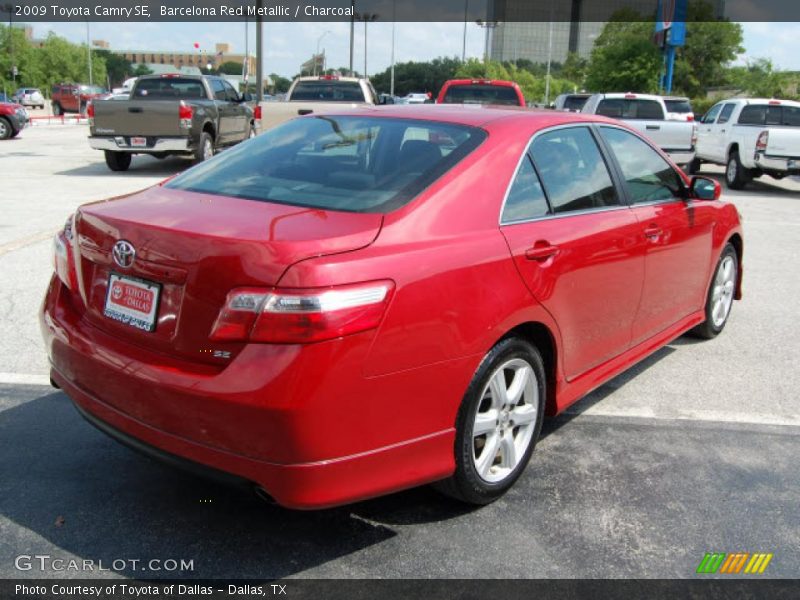Barcelona Red Metallic / Charcoal 2009 Toyota Camry SE