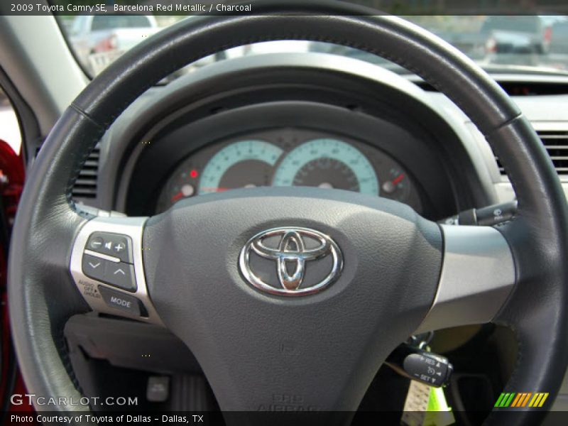 Barcelona Red Metallic / Charcoal 2009 Toyota Camry SE