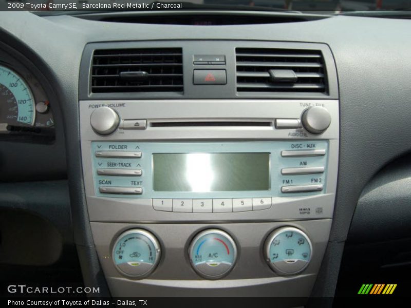 Barcelona Red Metallic / Charcoal 2009 Toyota Camry SE