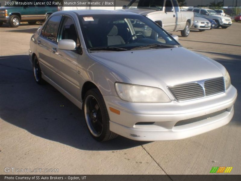 Munich Silver Metallic / Black 2003 Mitsubishi Lancer OZ Rally