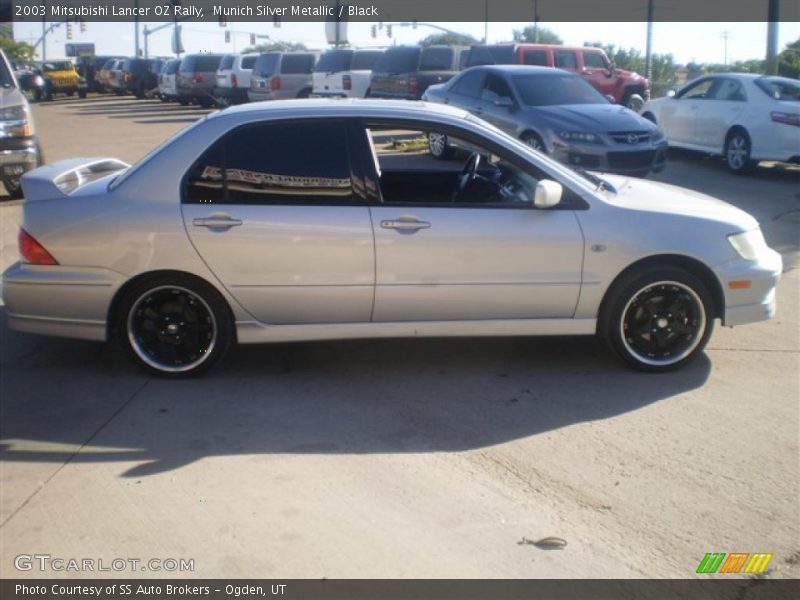 Munich Silver Metallic / Black 2003 Mitsubishi Lancer OZ Rally