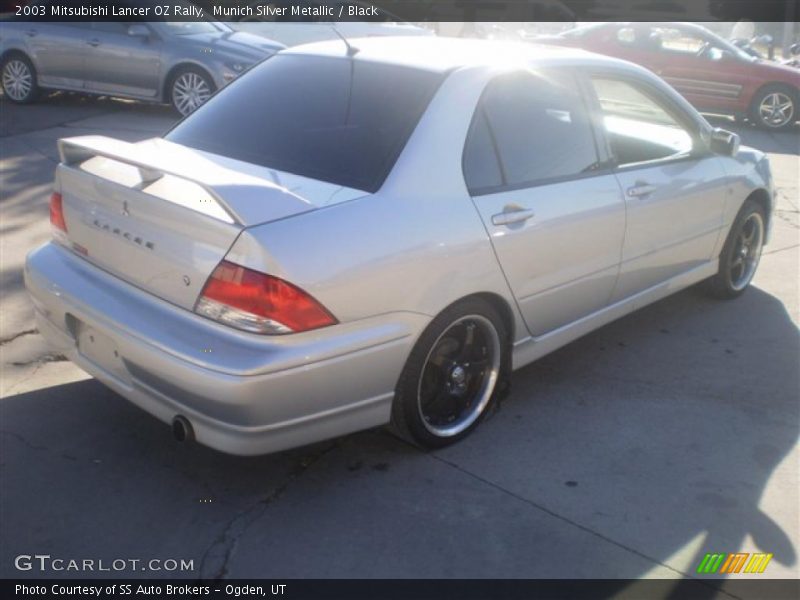 Munich Silver Metallic / Black 2003 Mitsubishi Lancer OZ Rally