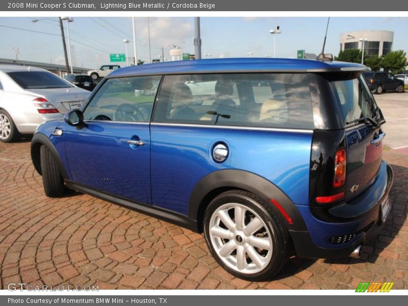 Lightning Blue Metallic / Cordoba Beige 2008 Mini Cooper S Clubman