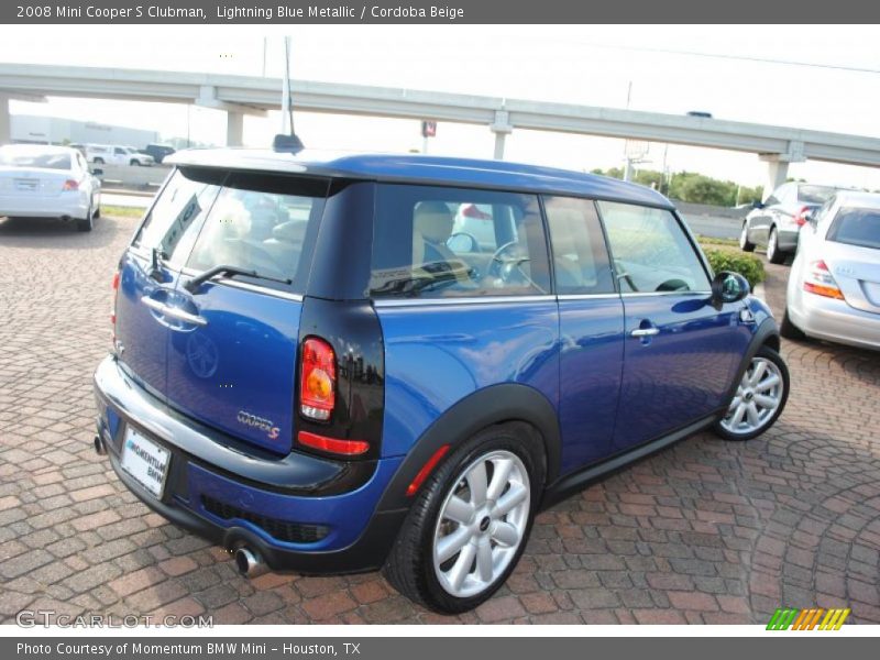 Lightning Blue Metallic / Cordoba Beige 2008 Mini Cooper S Clubman
