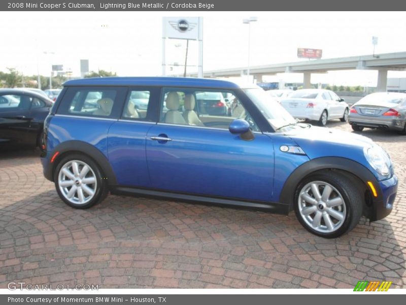 Lightning Blue Metallic / Cordoba Beige 2008 Mini Cooper S Clubman