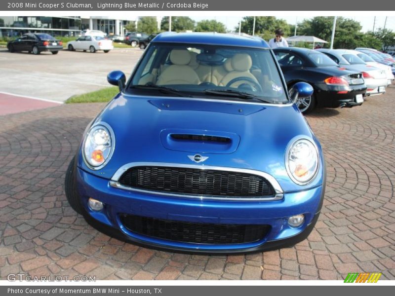 Lightning Blue Metallic / Cordoba Beige 2008 Mini Cooper S Clubman