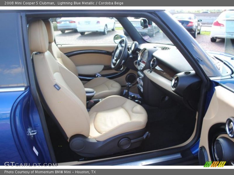 Lightning Blue Metallic / Cordoba Beige 2008 Mini Cooper S Clubman