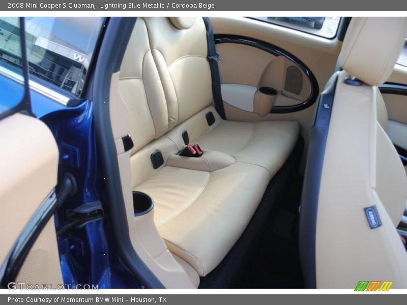 Lightning Blue Metallic / Cordoba Beige 2008 Mini Cooper S Clubman