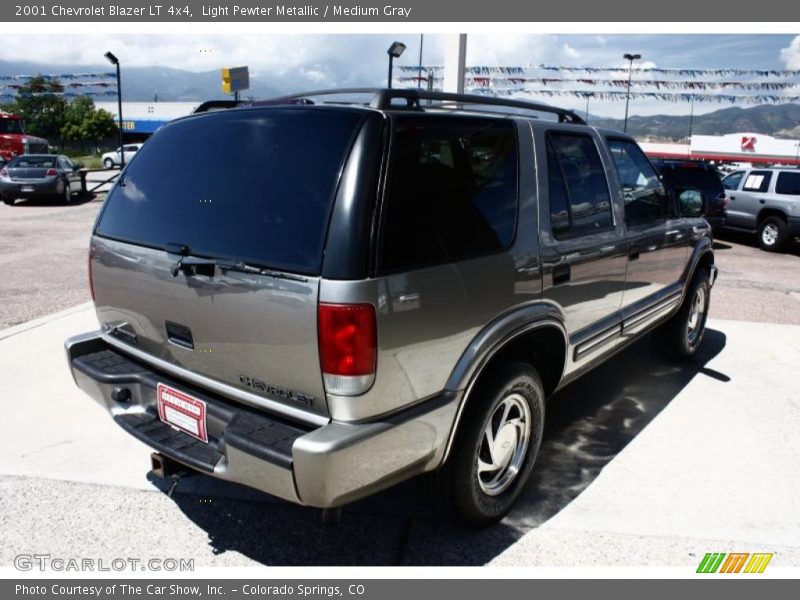 Light Pewter Metallic / Medium Gray 2001 Chevrolet Blazer LT 4x4