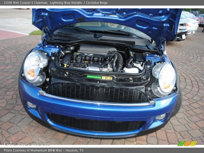 Lightning Blue Metallic / Cordoba Beige 2008 Mini Cooper S Clubman