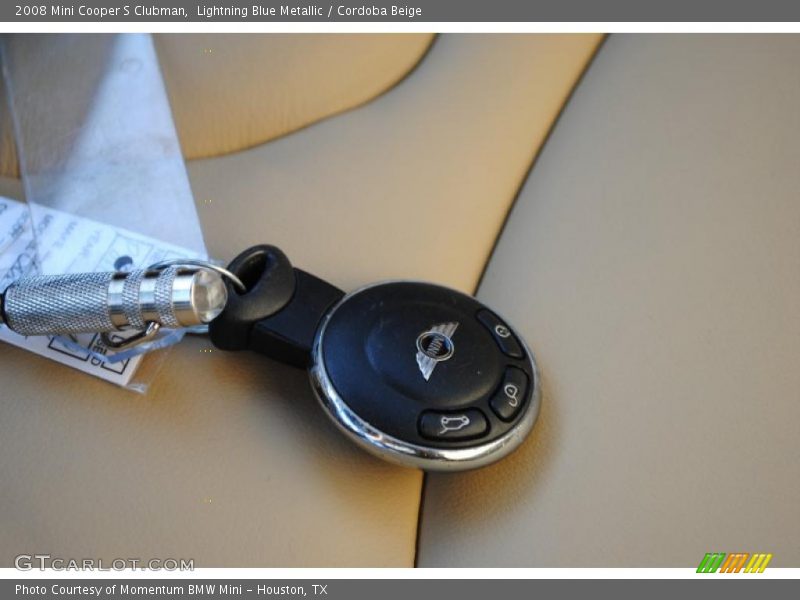Lightning Blue Metallic / Cordoba Beige 2008 Mini Cooper S Clubman