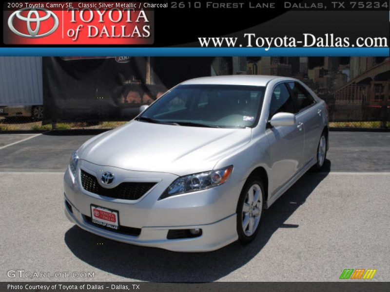 Classic Silver Metallic / Charcoal 2009 Toyota Camry SE