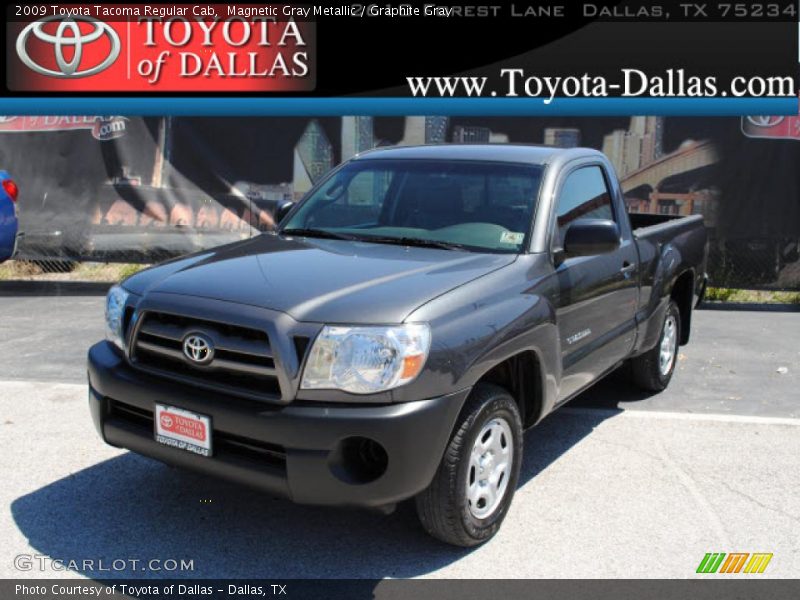 Magnetic Gray Metallic / Graphite Gray 2009 Toyota Tacoma Regular Cab
