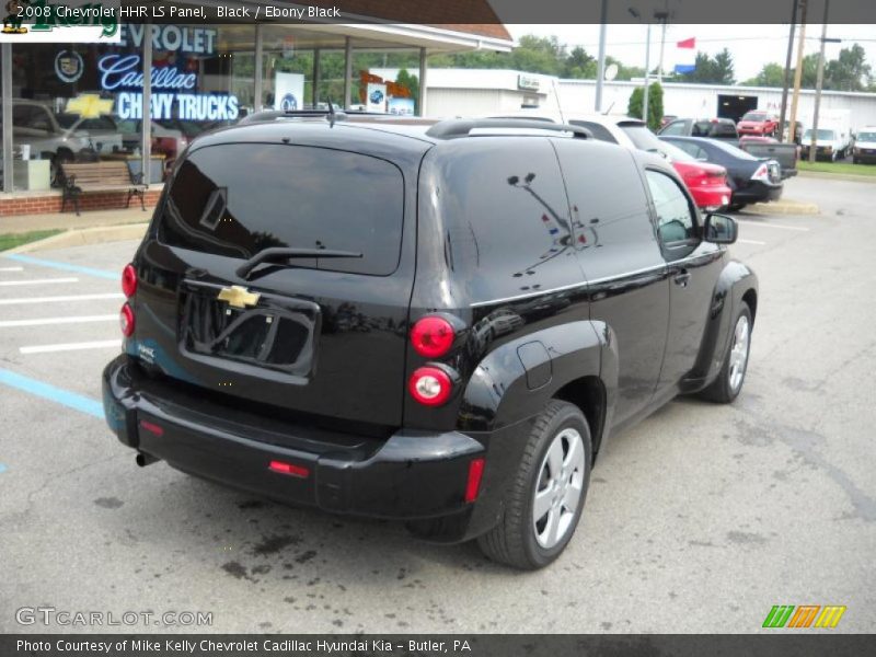 Black / Ebony Black 2008 Chevrolet HHR LS Panel