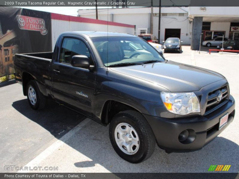 Magnetic Gray Metallic / Graphite Gray 2009 Toyota Tacoma Regular Cab