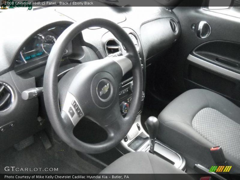 Black / Ebony Black 2008 Chevrolet HHR LS Panel