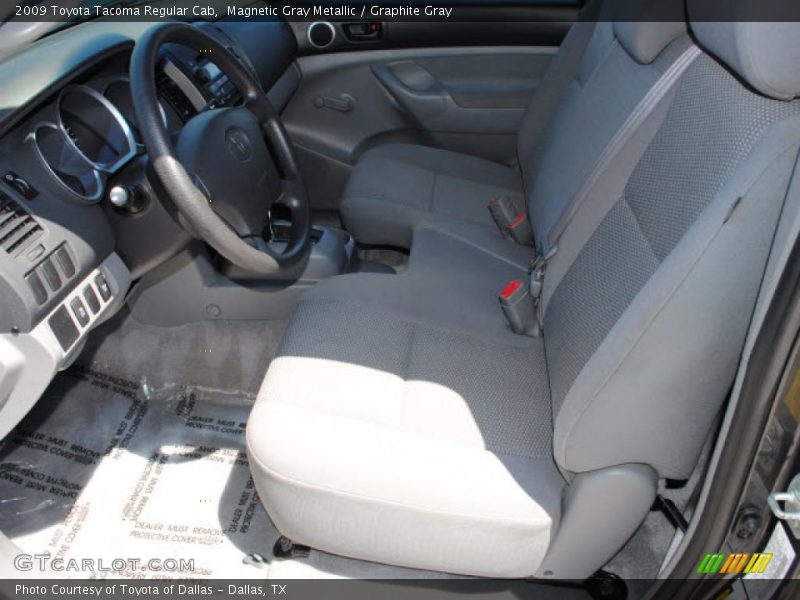 Magnetic Gray Metallic / Graphite Gray 2009 Toyota Tacoma Regular Cab