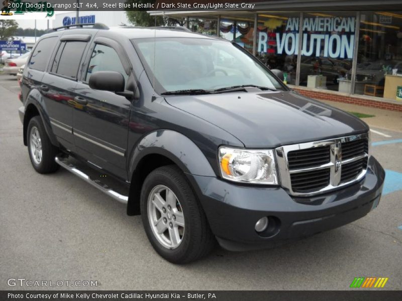 Steel Blue Metallic / Dark Slate Gray/Light Slate Gray 2007 Dodge Durango SLT 4x4