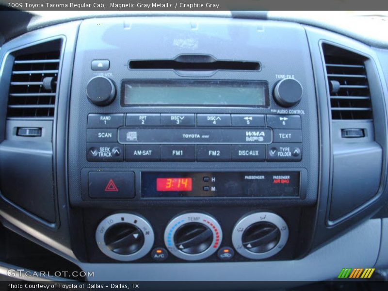 Magnetic Gray Metallic / Graphite Gray 2009 Toyota Tacoma Regular Cab