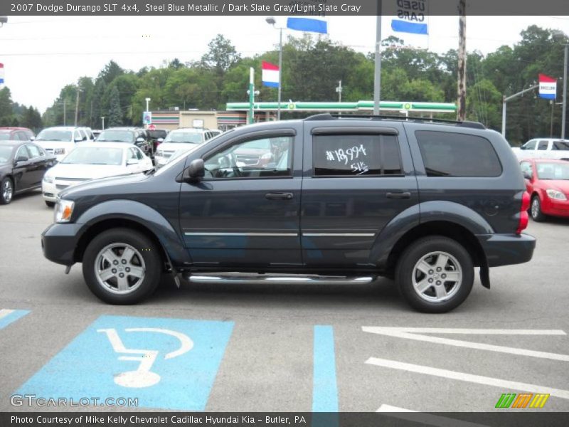 Steel Blue Metallic / Dark Slate Gray/Light Slate Gray 2007 Dodge Durango SLT 4x4