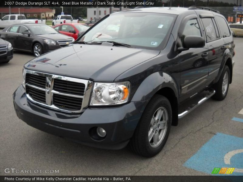 Steel Blue Metallic / Dark Slate Gray/Light Slate Gray 2007 Dodge Durango SLT 4x4
