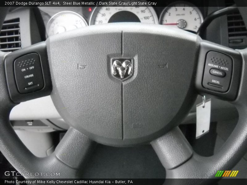Steel Blue Metallic / Dark Slate Gray/Light Slate Gray 2007 Dodge Durango SLT 4x4