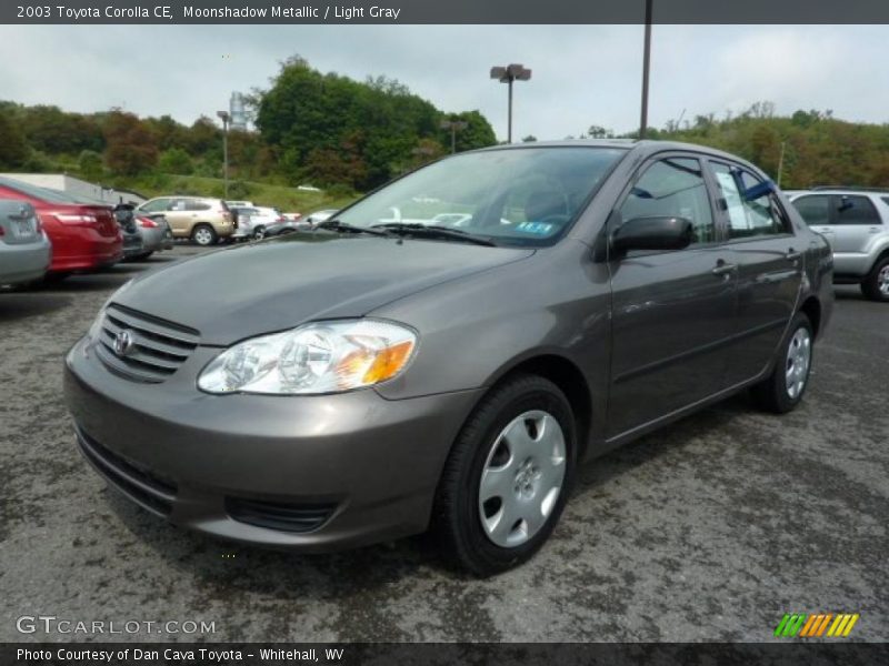 Moonshadow Metallic / Light Gray 2003 Toyota Corolla CE