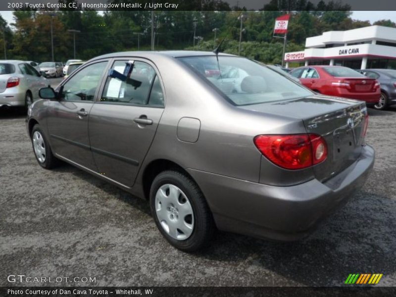 Moonshadow Metallic / Light Gray 2003 Toyota Corolla CE