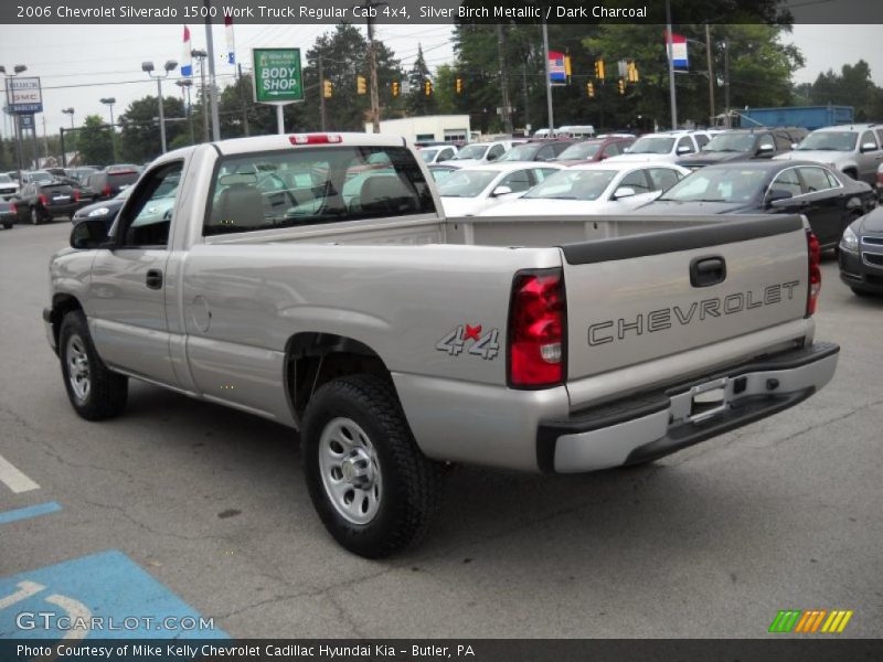 Silver Birch Metallic / Dark Charcoal 2006 Chevrolet Silverado 1500 Work Truck Regular Cab 4x4