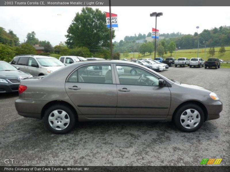 Moonshadow Metallic / Light Gray 2003 Toyota Corolla CE