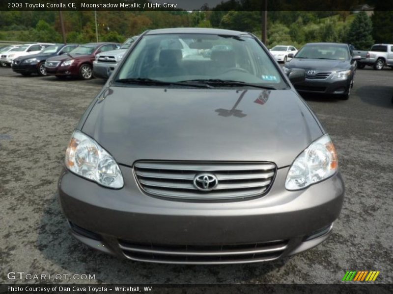 Moonshadow Metallic / Light Gray 2003 Toyota Corolla CE