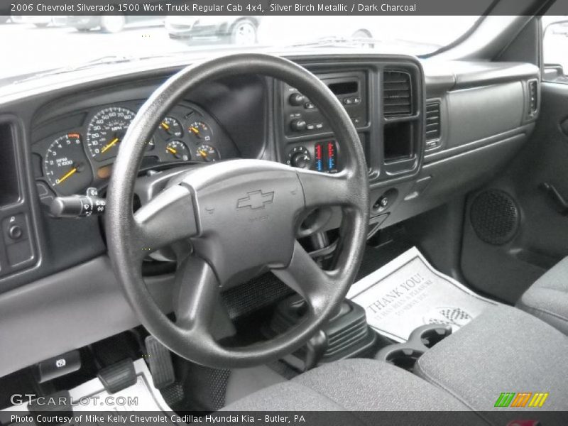 Silver Birch Metallic / Dark Charcoal 2006 Chevrolet Silverado 1500 Work Truck Regular Cab 4x4