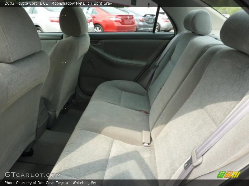 Moonshadow Metallic / Light Gray 2003 Toyota Corolla CE