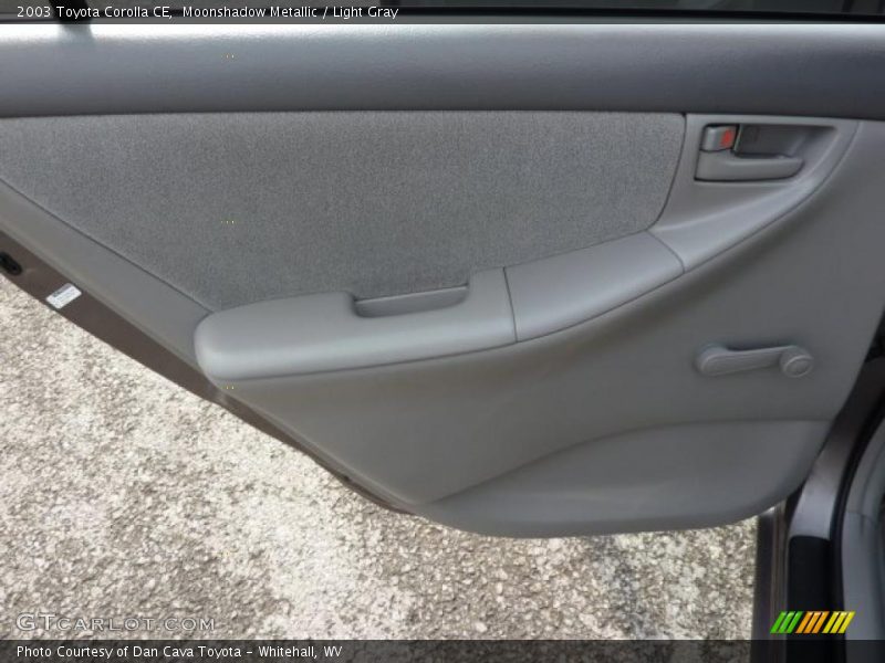Moonshadow Metallic / Light Gray 2003 Toyota Corolla CE