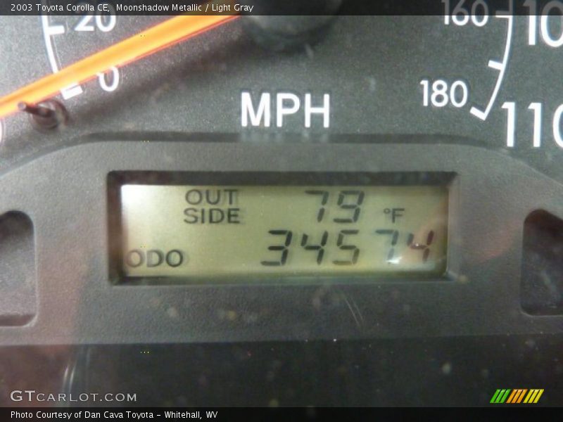 Moonshadow Metallic / Light Gray 2003 Toyota Corolla CE