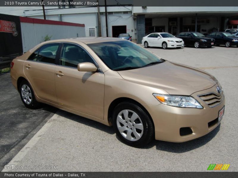 Sandy Beach Metallic / Bisque 2010 Toyota Camry LE