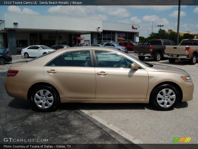 Sandy Beach Metallic / Bisque 2010 Toyota Camry LE