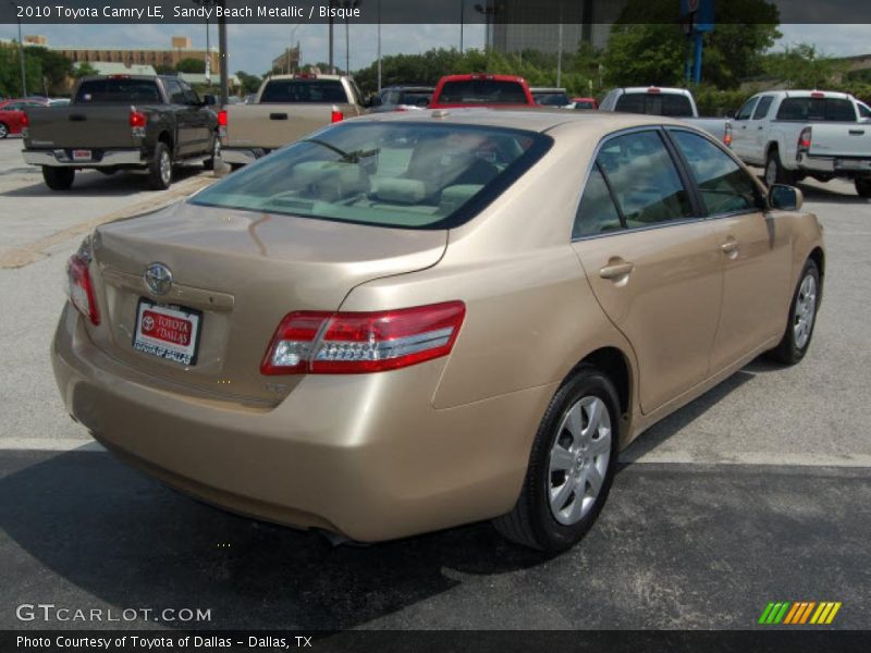 Sandy Beach Metallic / Bisque 2010 Toyota Camry LE