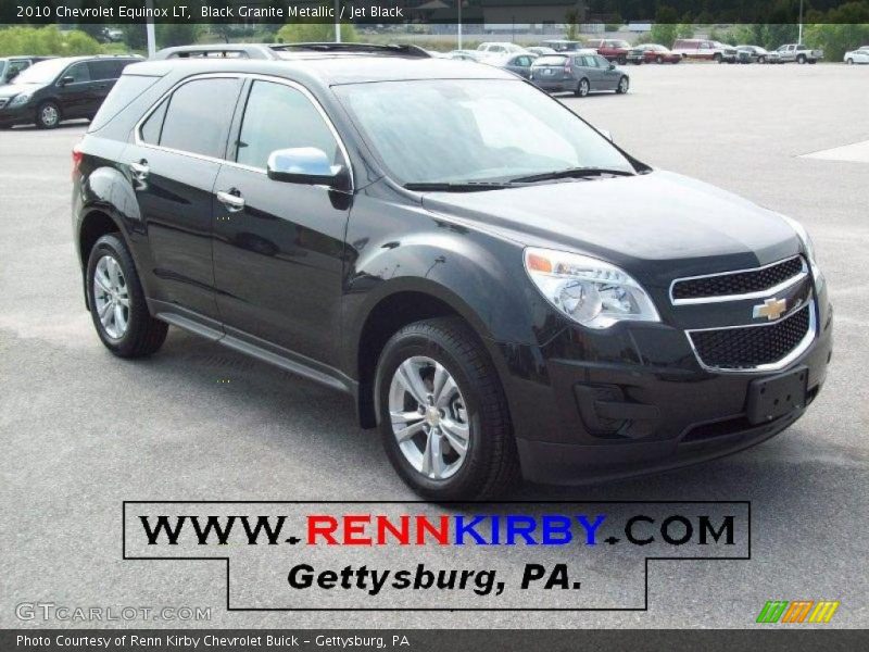 Black Granite Metallic / Jet Black 2010 Chevrolet Equinox LT