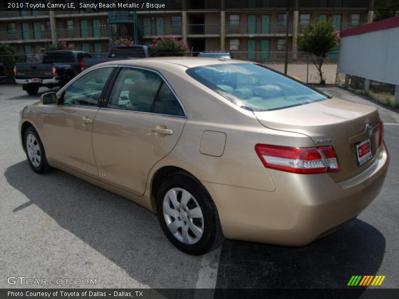 Sandy Beach Metallic / Bisque 2010 Toyota Camry LE