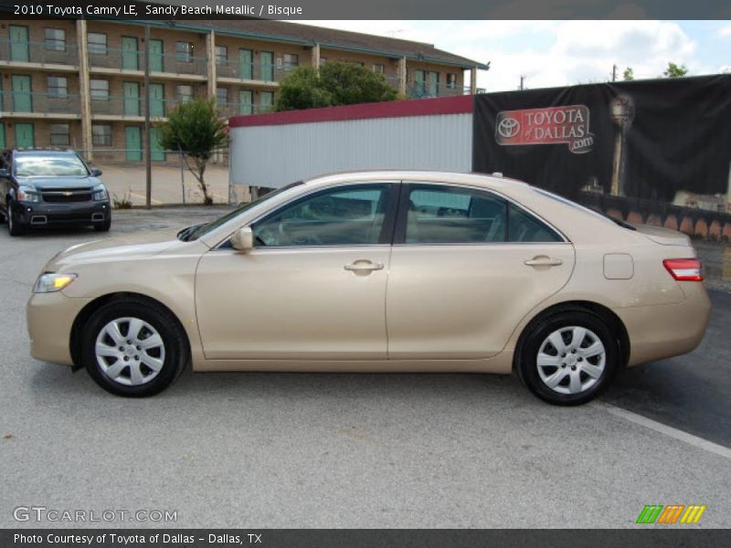 Sandy Beach Metallic / Bisque 2010 Toyota Camry LE