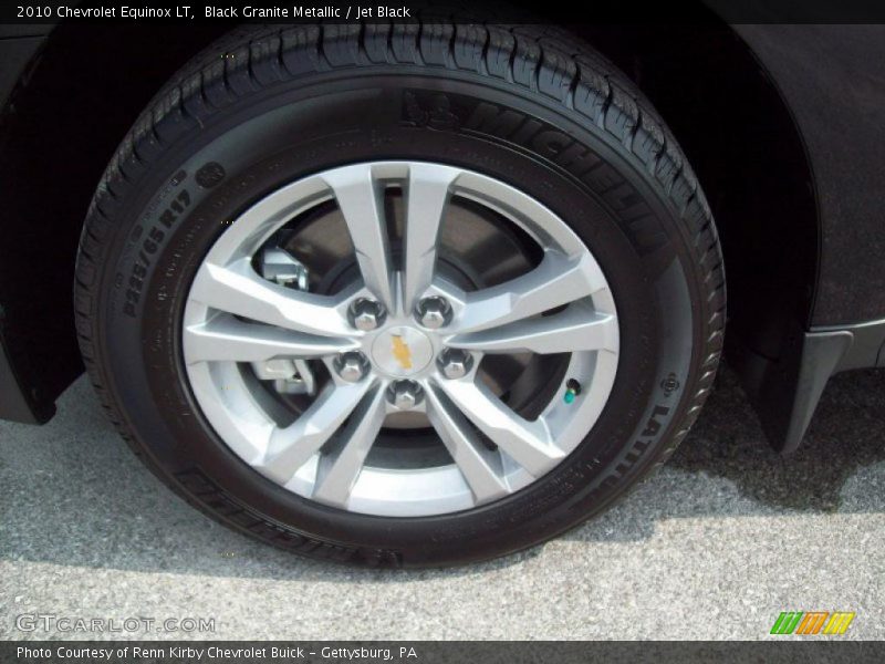 Black Granite Metallic / Jet Black 2010 Chevrolet Equinox LT