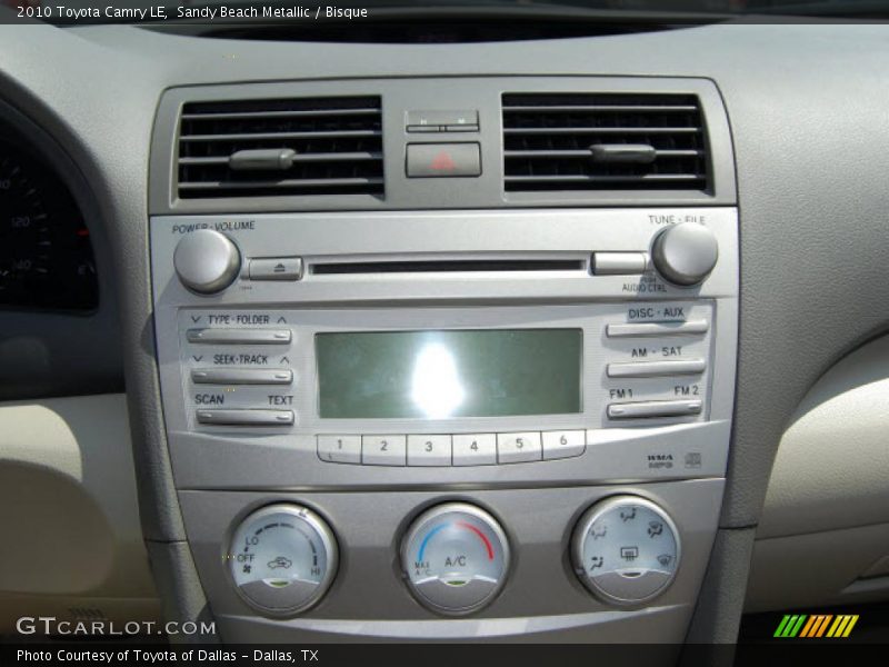 Sandy Beach Metallic / Bisque 2010 Toyota Camry LE