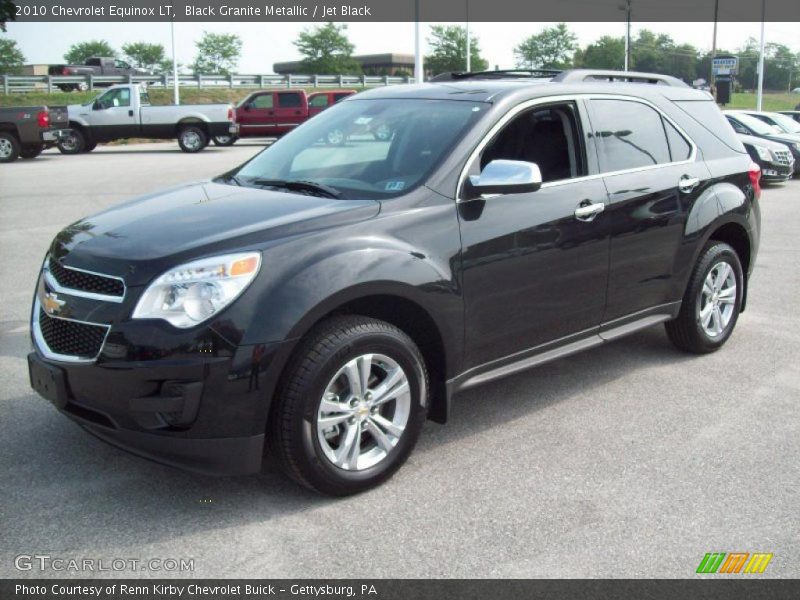 Black Granite Metallic / Jet Black 2010 Chevrolet Equinox LT
