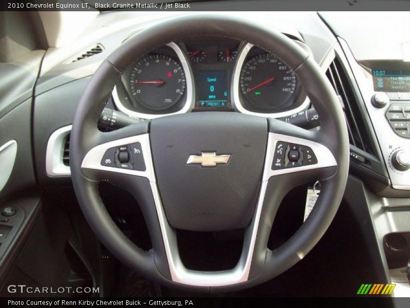 Black Granite Metallic / Jet Black 2010 Chevrolet Equinox LT