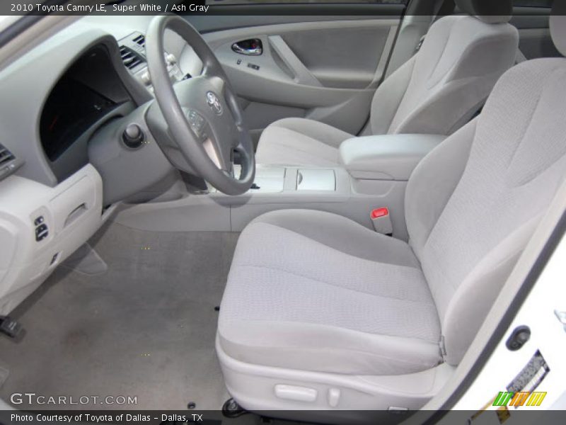Super White / Ash Gray 2010 Toyota Camry LE