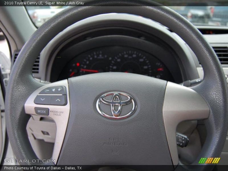 Super White / Ash Gray 2010 Toyota Camry LE