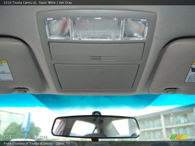 Super White / Ash Gray 2010 Toyota Camry LE